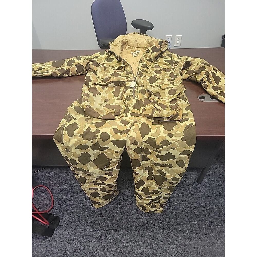 Cabelas Thinsulate Filled Full Front Zip Camo Camouflage Men's Xl Zip Up Suit